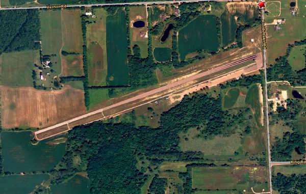Lapeer Dragway - Aerial (newer photo)